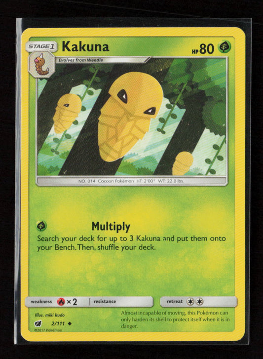 Kakuna Uncommon SM - Crimson Invasion 2/111 LP