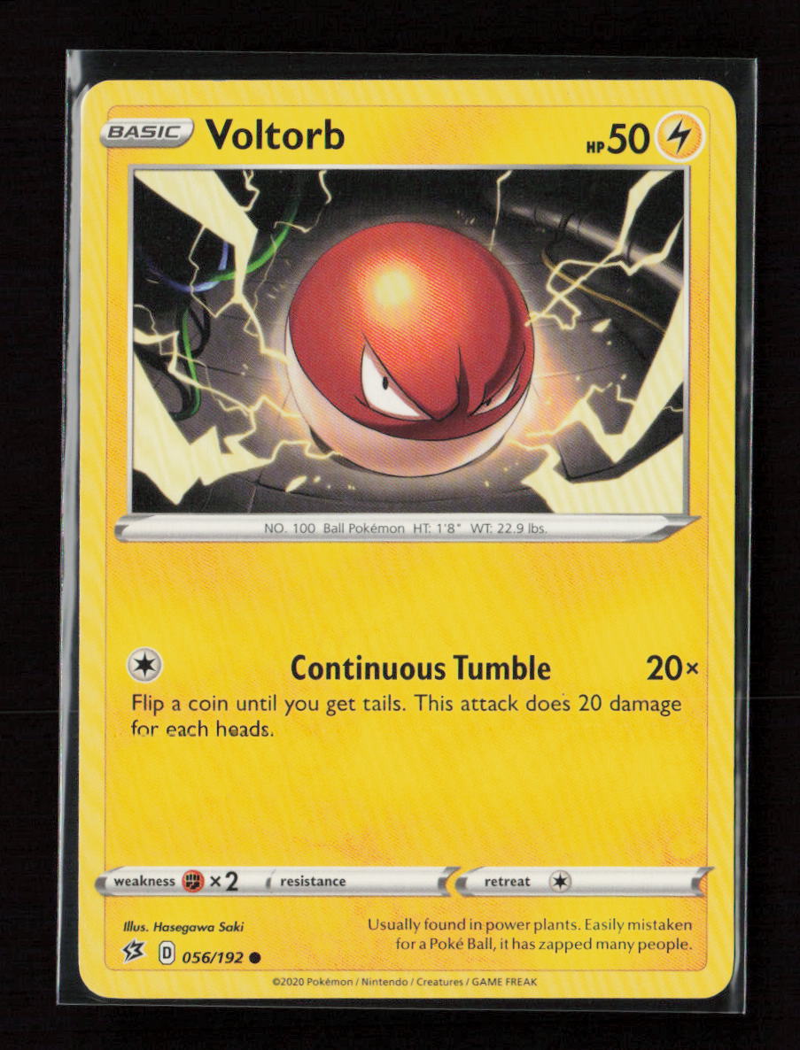 Voltorb Common SWSH02: Rebel Clash 056/192 LP