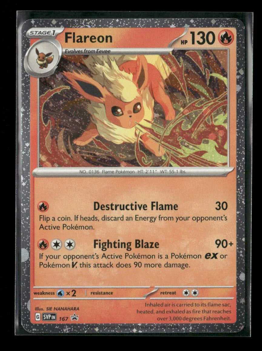 Flareon - (Cosmos Holo) Promo SV: Scarlet & Violet Promo Cards 167 NM - Kang's Collectibles