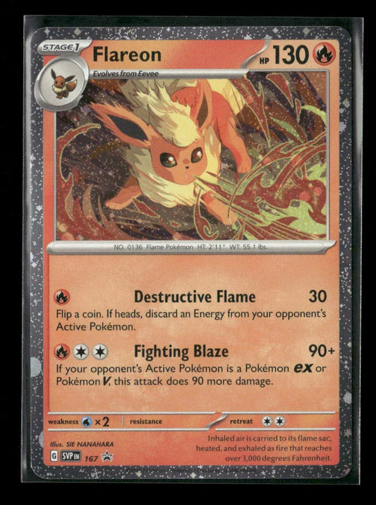 Flareon - (Cosmos Holo) Promo SV: Scarlet & Violet Promo Cards 167 NM - Kang's Collectibles