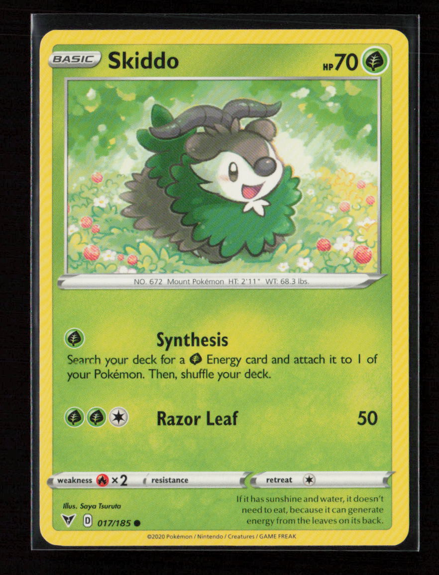 Skiddo Common SWSH04: Vivid Voltage 017/185 LP