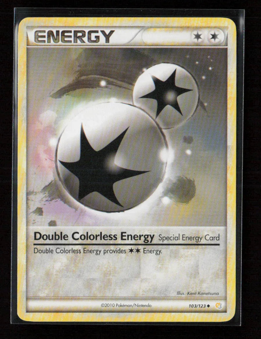 Double Colorless Energy Uncommon HeartGold SoulSilver 103/123 LP - Kang's Collectibles