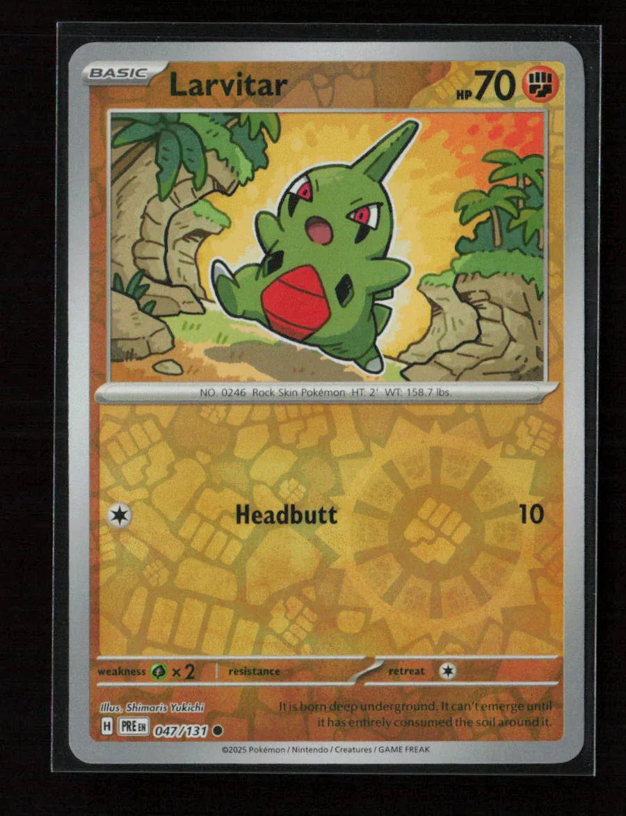 Larvitar Common SV: Prismatic Evolutions 047/131 NM - Kang's Collectibles