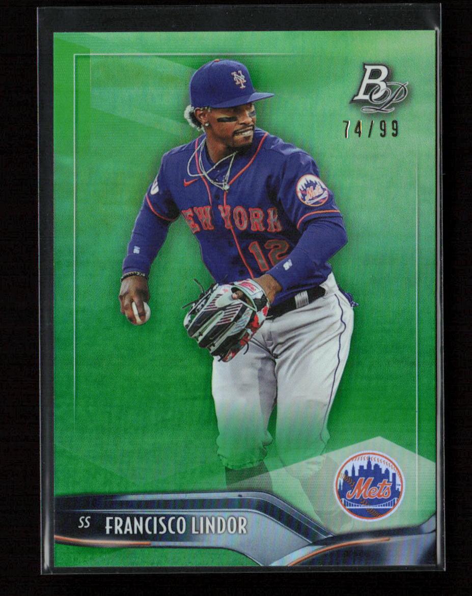 Francisco Lindor 2021 Bowman Platinum 65 NM - Kang's Collectibles