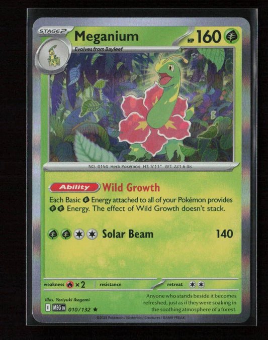 Meganium Rare ME01: Mega Evolution 010/132 NM - Kang's Collectibles