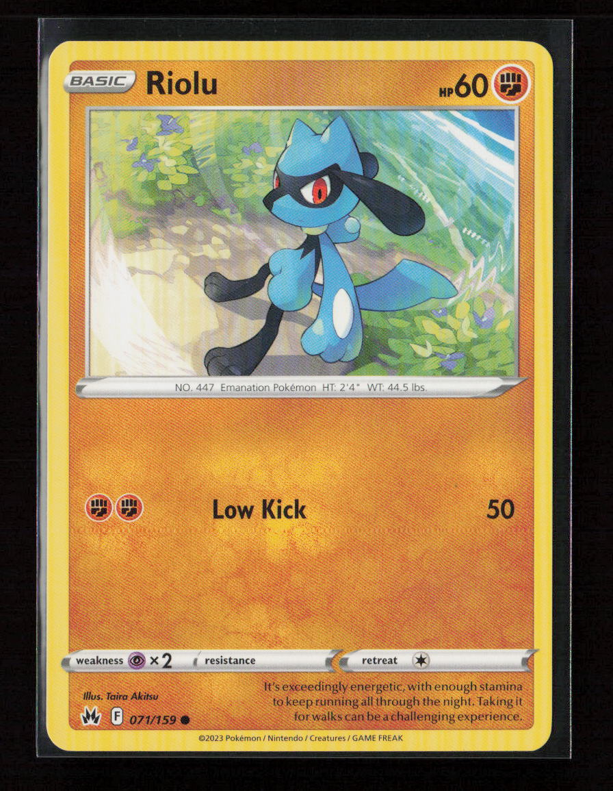 Riolu Common Crown Zenith 071/159 LP