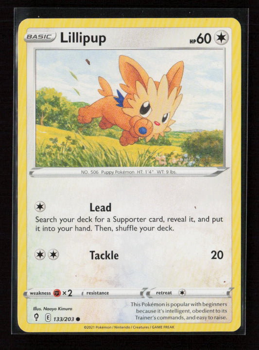 Lillipup Common SWSH07: Evolving Skies 133/203 LP