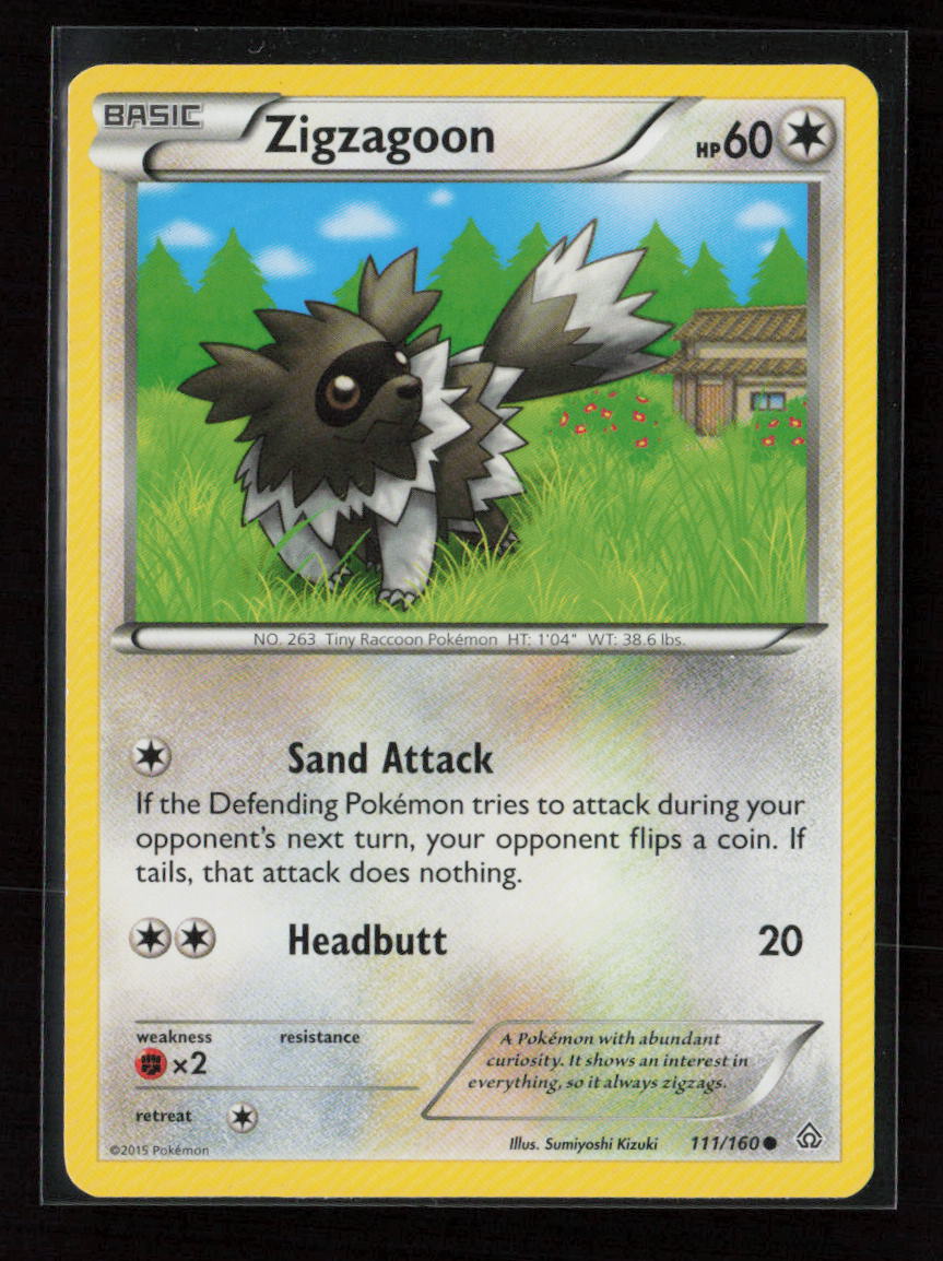 Zigzagoon Common XY - Primal Clash 111/160 LP