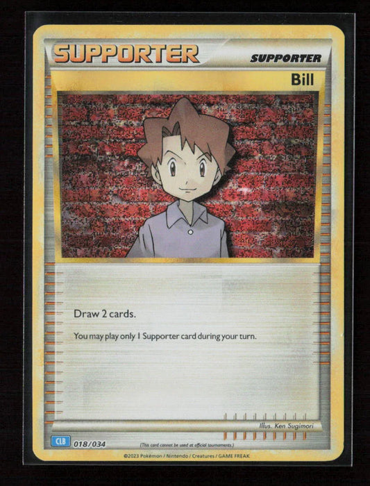 Bill (CLB) Classic Collection Trading Card Game Classic 018/034 NM - Kang's Collectibles
