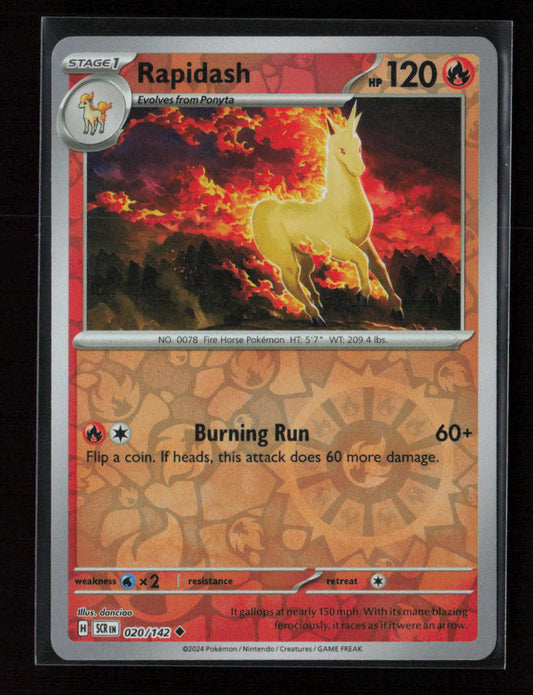 Rapidash Uncommon SV07: Stellar Crown 020/142 NM