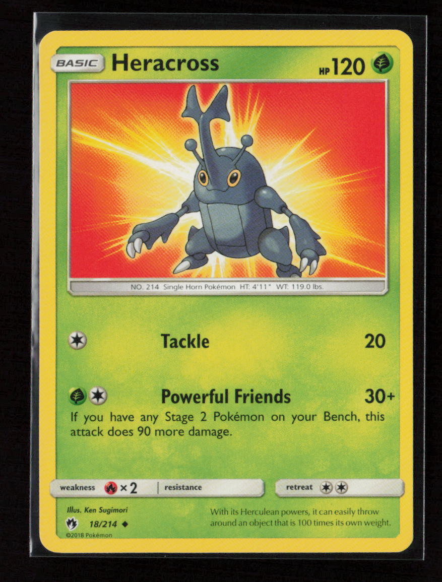 Heracross Uncommon SM - Lost Thunder 18/214 LP