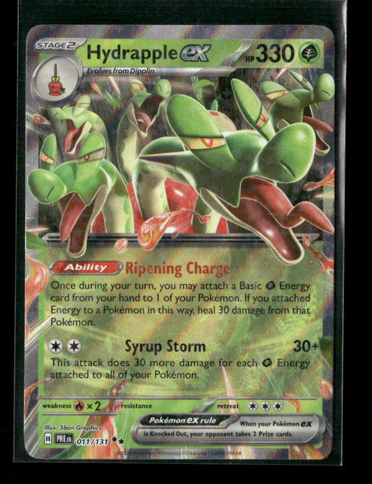 Hydrapple ex Double Rare SV: Prismatic Evolutions 011/131 NM - Kang's Collectibles