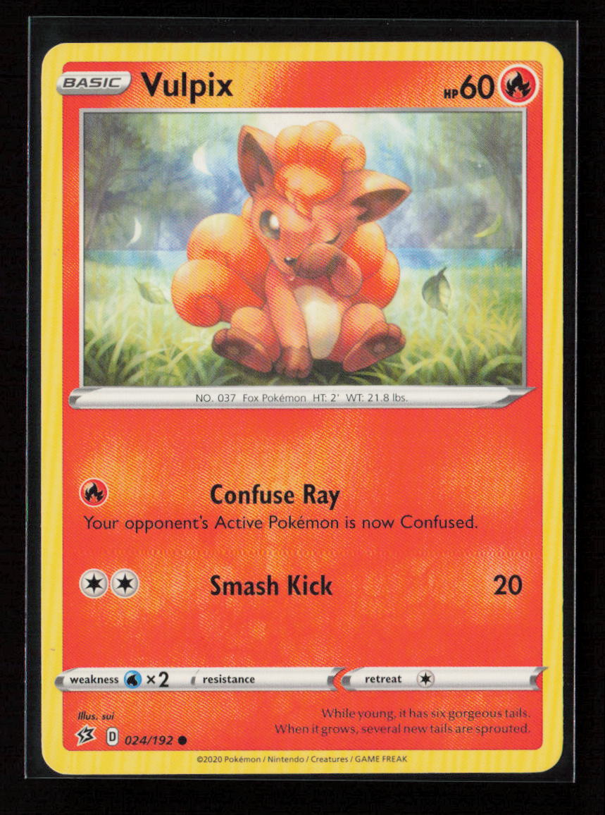 Vulpix Common SWSH02: Rebel Clash 024/192 LP