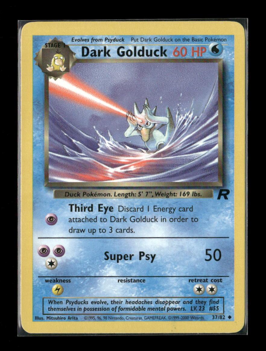 Dark Golduck Uncommon Team Rocket 37/82 LP - Kang's Collectibles