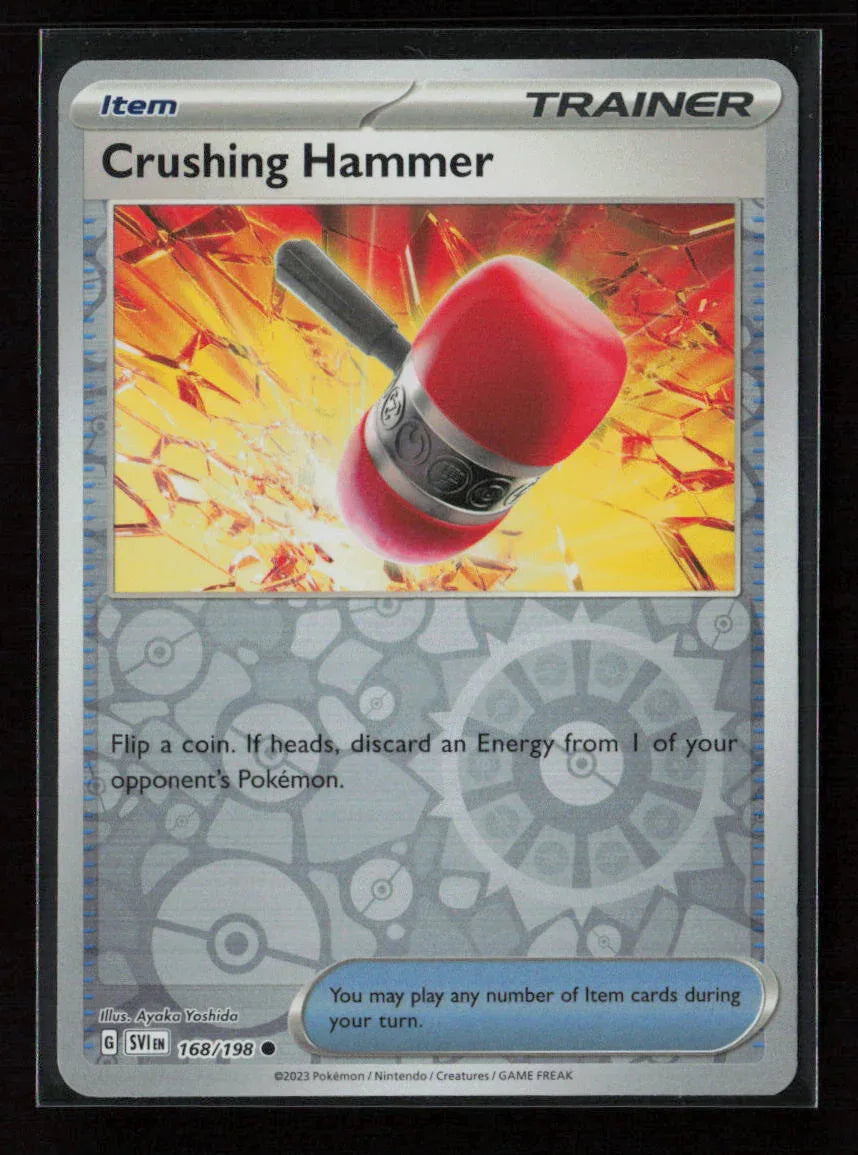 Crushing Hammer Common SV01: Scarlet & Violet Base Set 168/198 NM - Kang's Collectibles