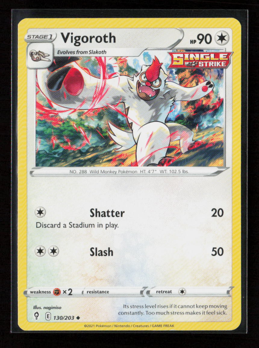 Vigoroth Uncommon SWSH07: Evolving Skies 130/203 LP