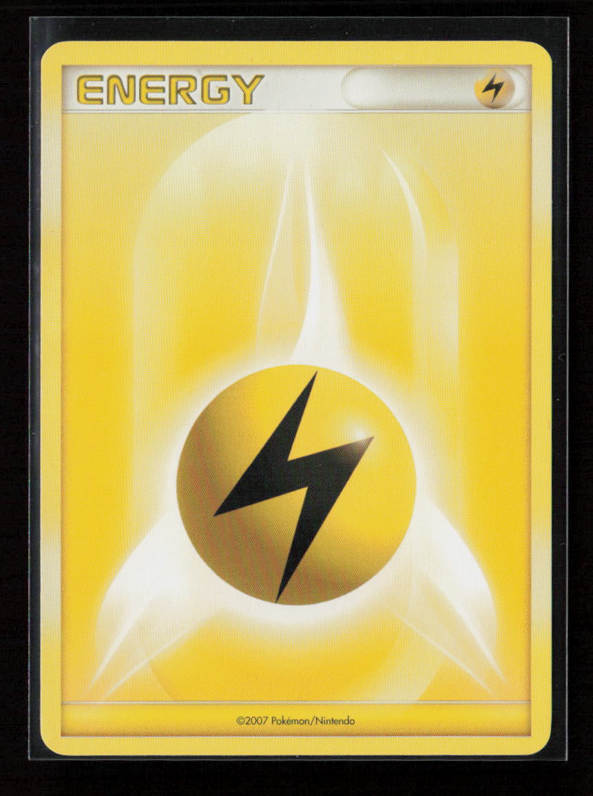 Lightning Energy (2007 Unnumbered D/P Style Non-Holo) Promo League & Championship Cards LP