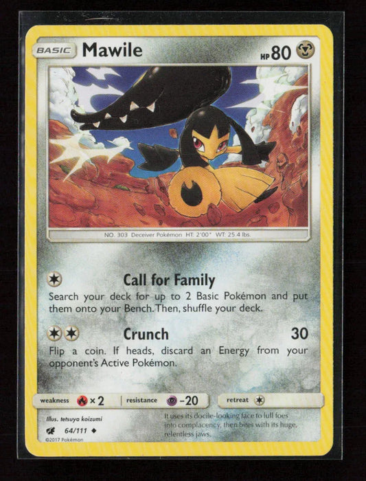 Mawile Uncommon SM - Crimson Invasion 64/111 LP - Kang's Collectibles