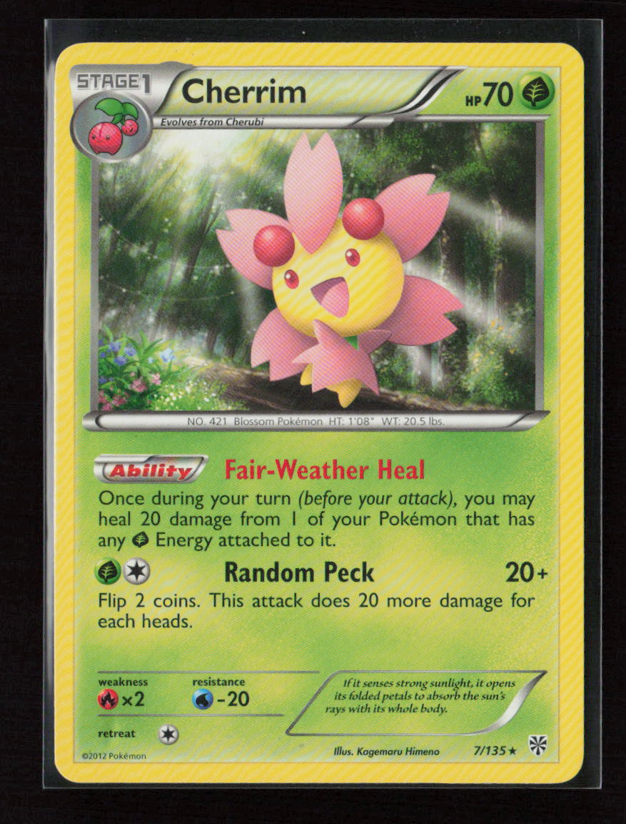 Cherrim Rare Plasma Storm 7/135 MP