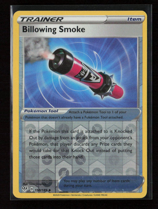 Billowing Smoke Uncommon SWSH03: Darkness Ablaze 158/189 NM