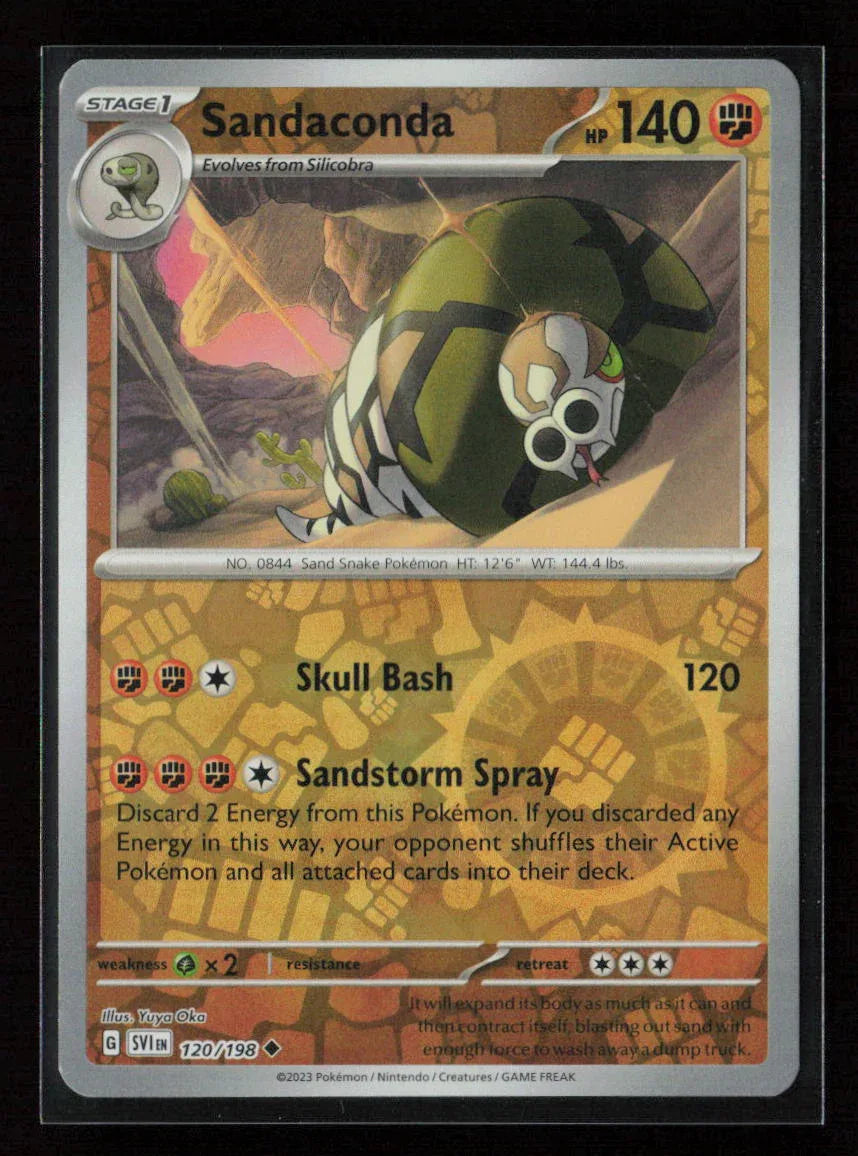 Sandaconda Uncommon SV01: Scarlet & Violet Base Set 120/198 NM - Kang's Collectibles