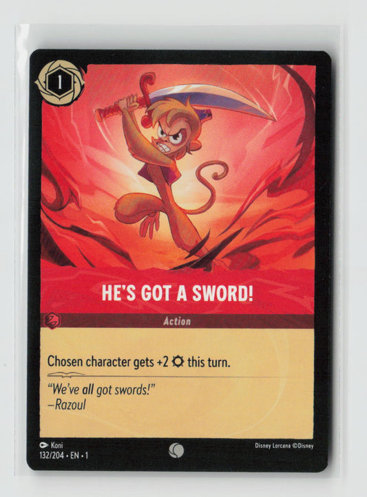 He's Got A Sword! Common The First Chapter 132/204 NM