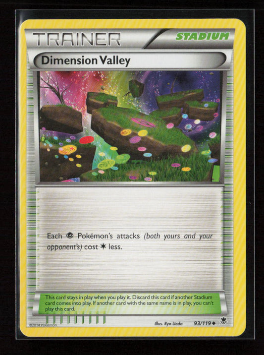 Dimension Valley Uncommon XY - Phantom Forces 93/119 NM