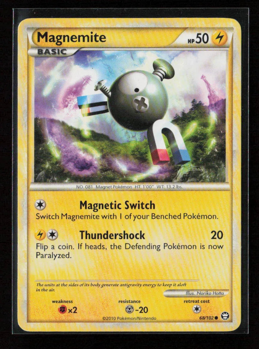 Magnemite Common Triumphant 68/102 LP - Kang's Collectibles