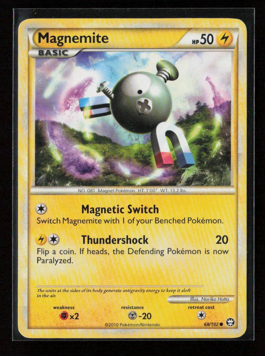 Magnemite Common Triumphant 68/102 LP - Kang's Collectibles