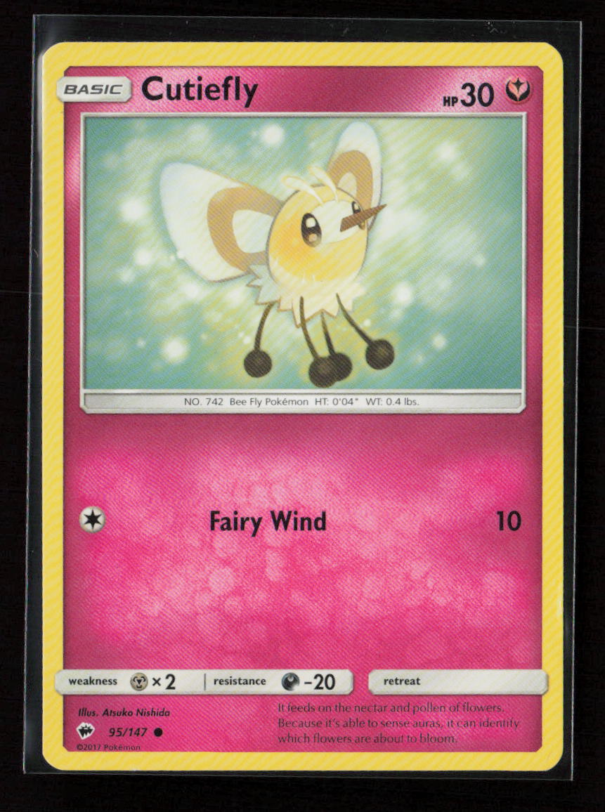 Cutiefly Common SM - Burning Shadows 95/147 LP
