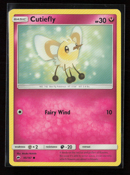 Cutiefly Common SM - Burning Shadows 95/147 LP