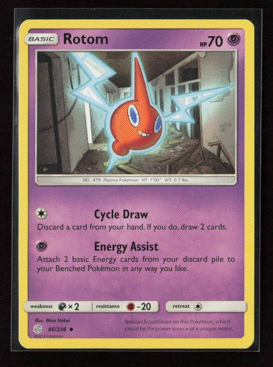Rotom Uncommon SM - Cosmic Eclipse 86/236 LP