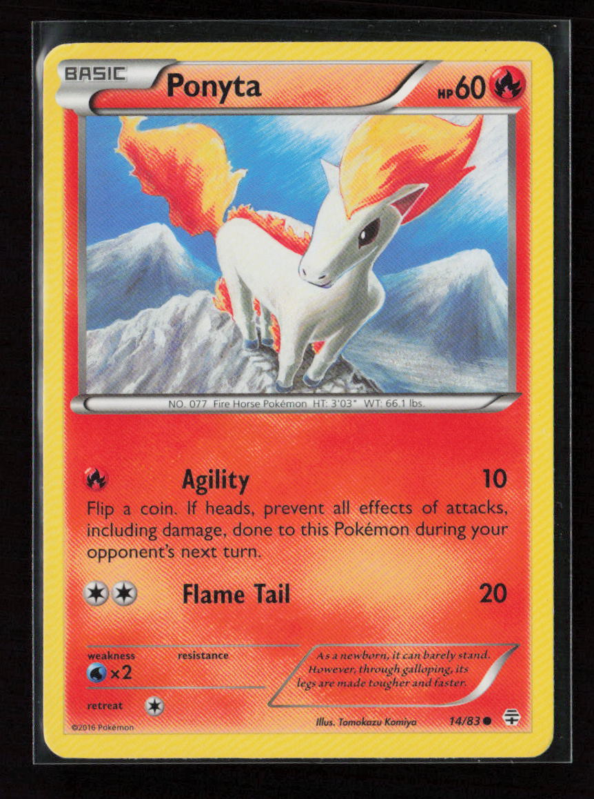 Ponyta Common Generations 14/83 MP