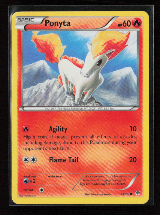 Ponyta Common Generations 14/83 MP