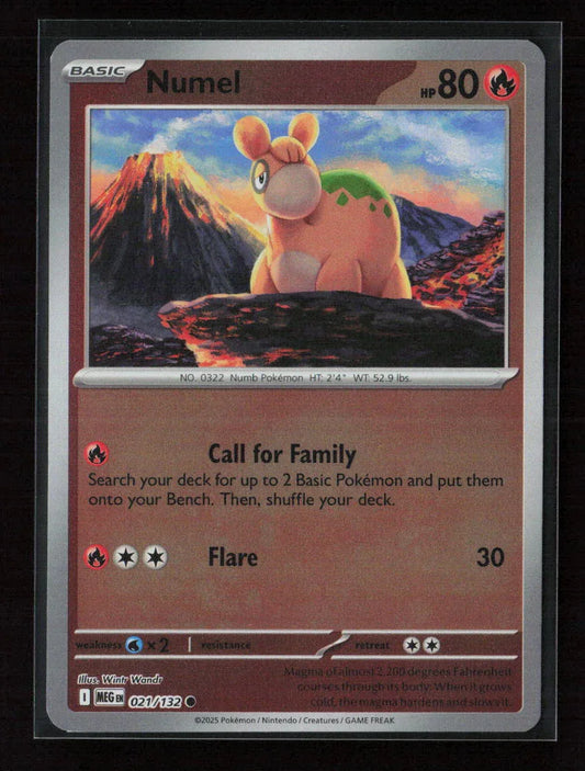 Numel Common ME01: Mega Evolution 021/132 NM - Kang's Collectibles