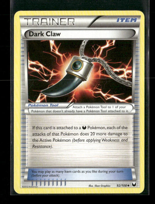 Dark Claw Uncommon Dark Explorers 92/108 LP - Kang's Collectibles