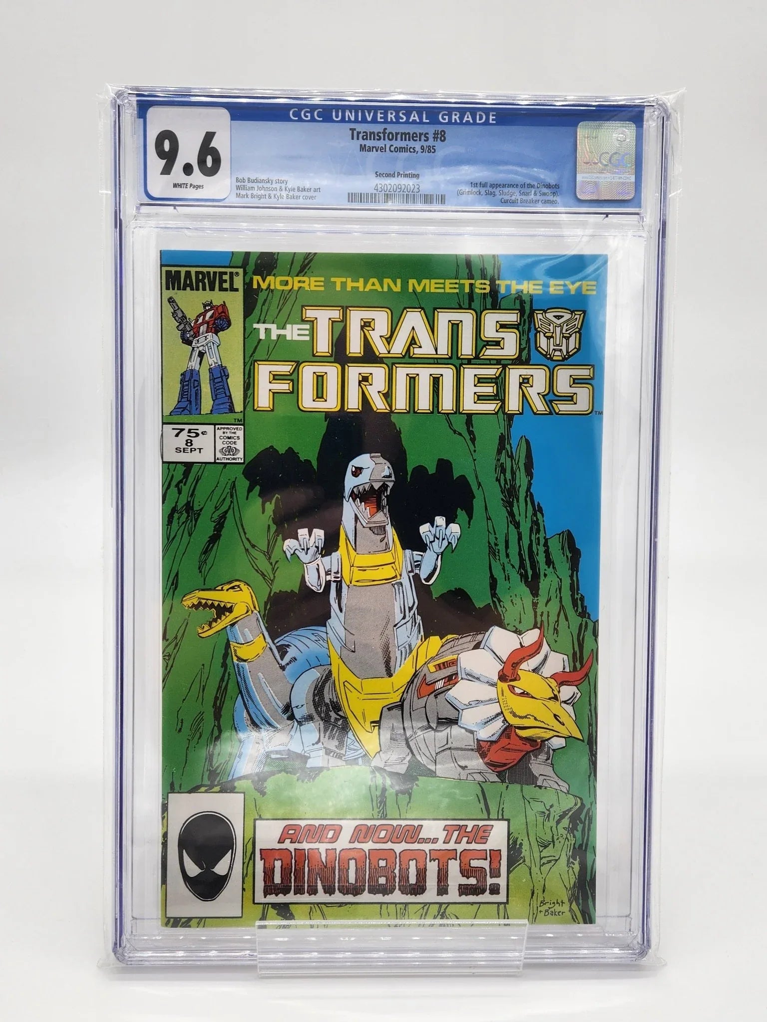 Transformers #8 CGC 9.6 - Kang's Collectibles