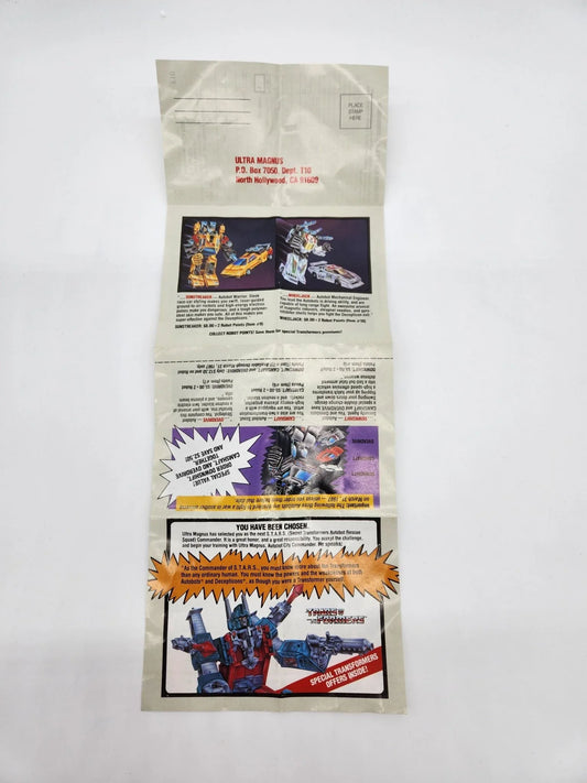 G1 S.T.A.R.S. Ultra Magnus Offer - Kang's Collectibles