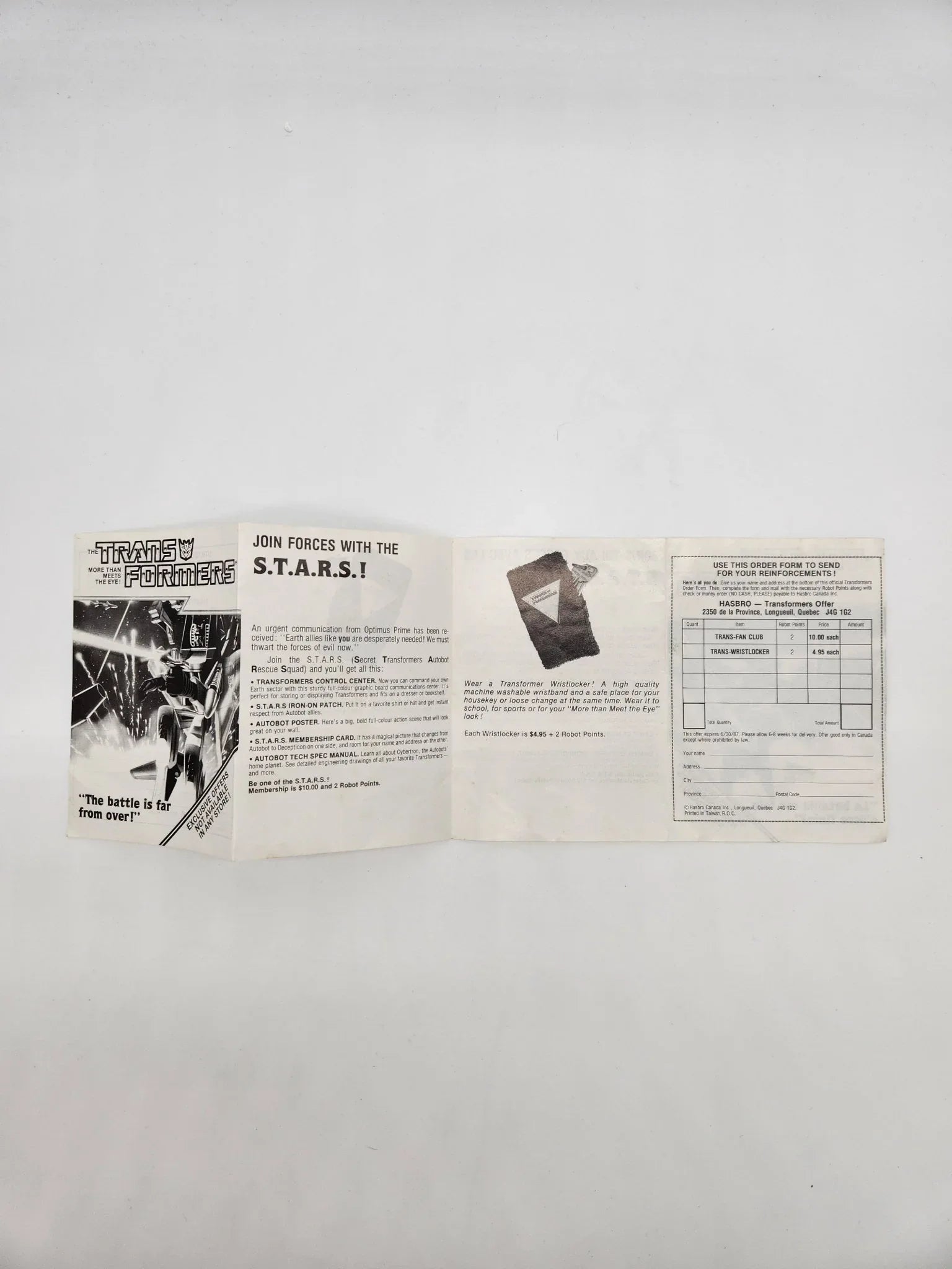 G1 S.T.A.R.S. Membership Offer - Kang's Collectibles