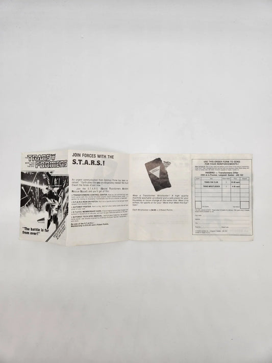 G1 S.T.A.R.S. Membership Offer - Kang's Collectibles