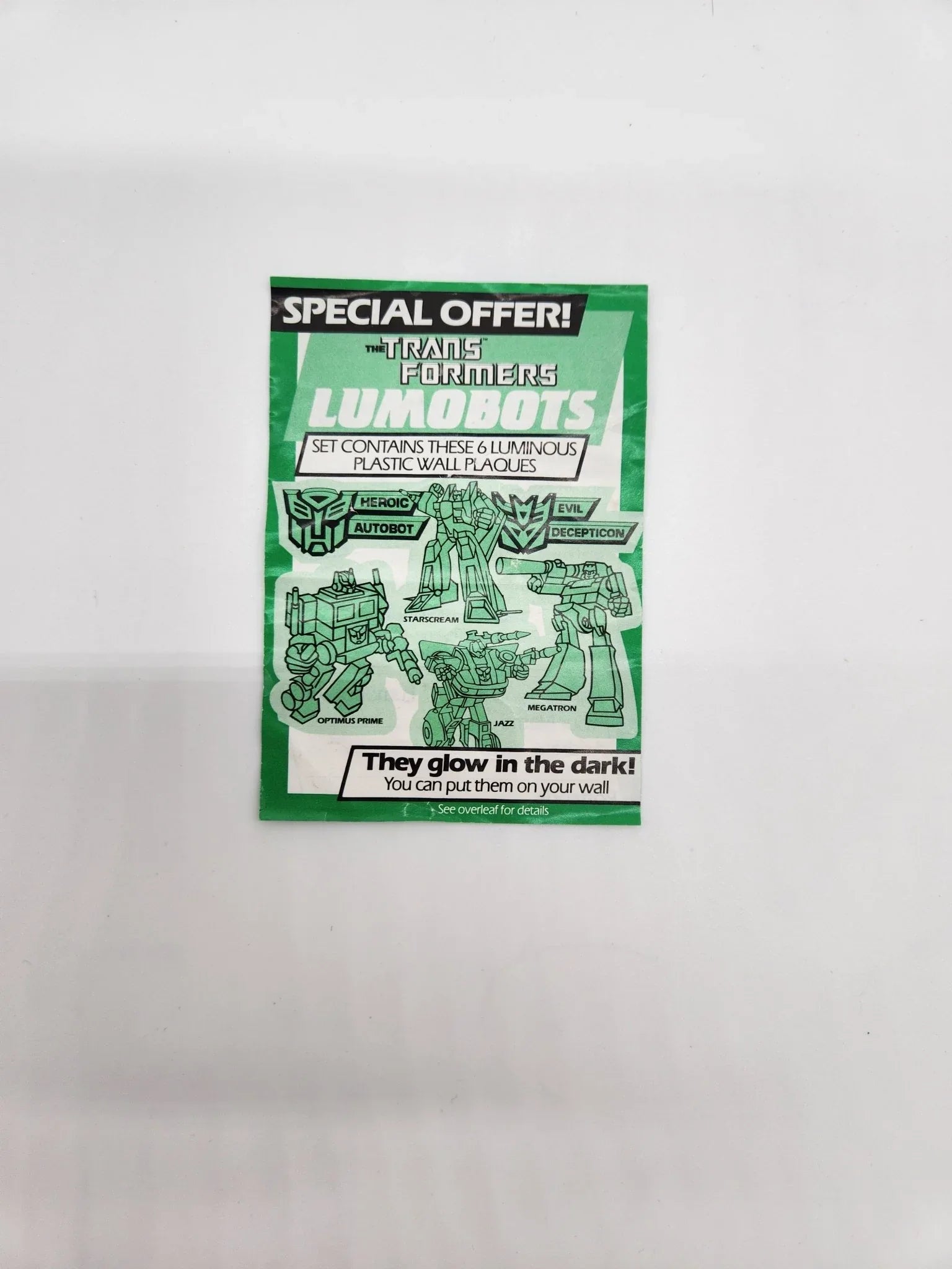 G1 Lumobots Offer - Kang's Collectibles