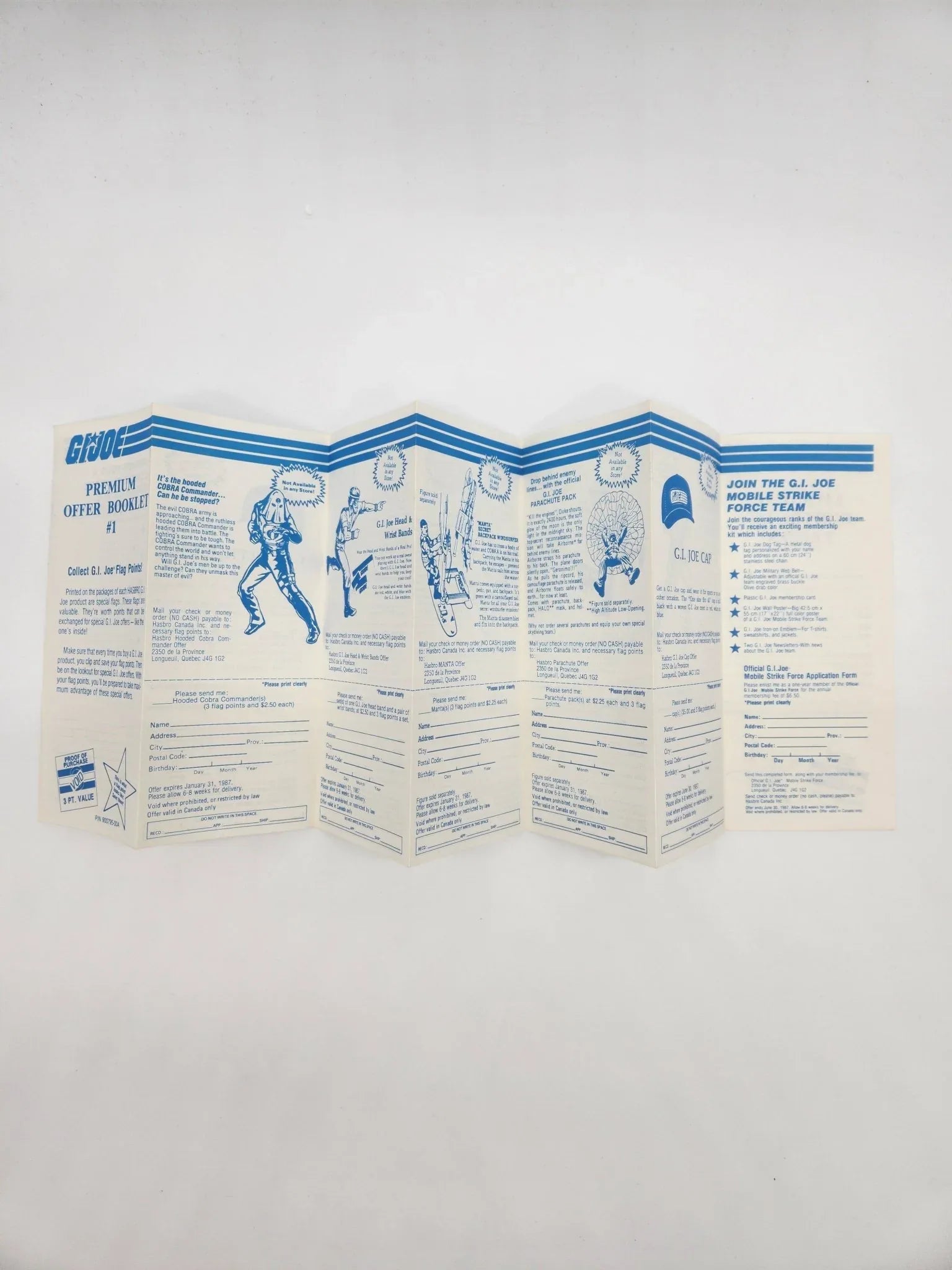 G.I. Joe Premium Offer Booklet #1 - Kang's Collectibles