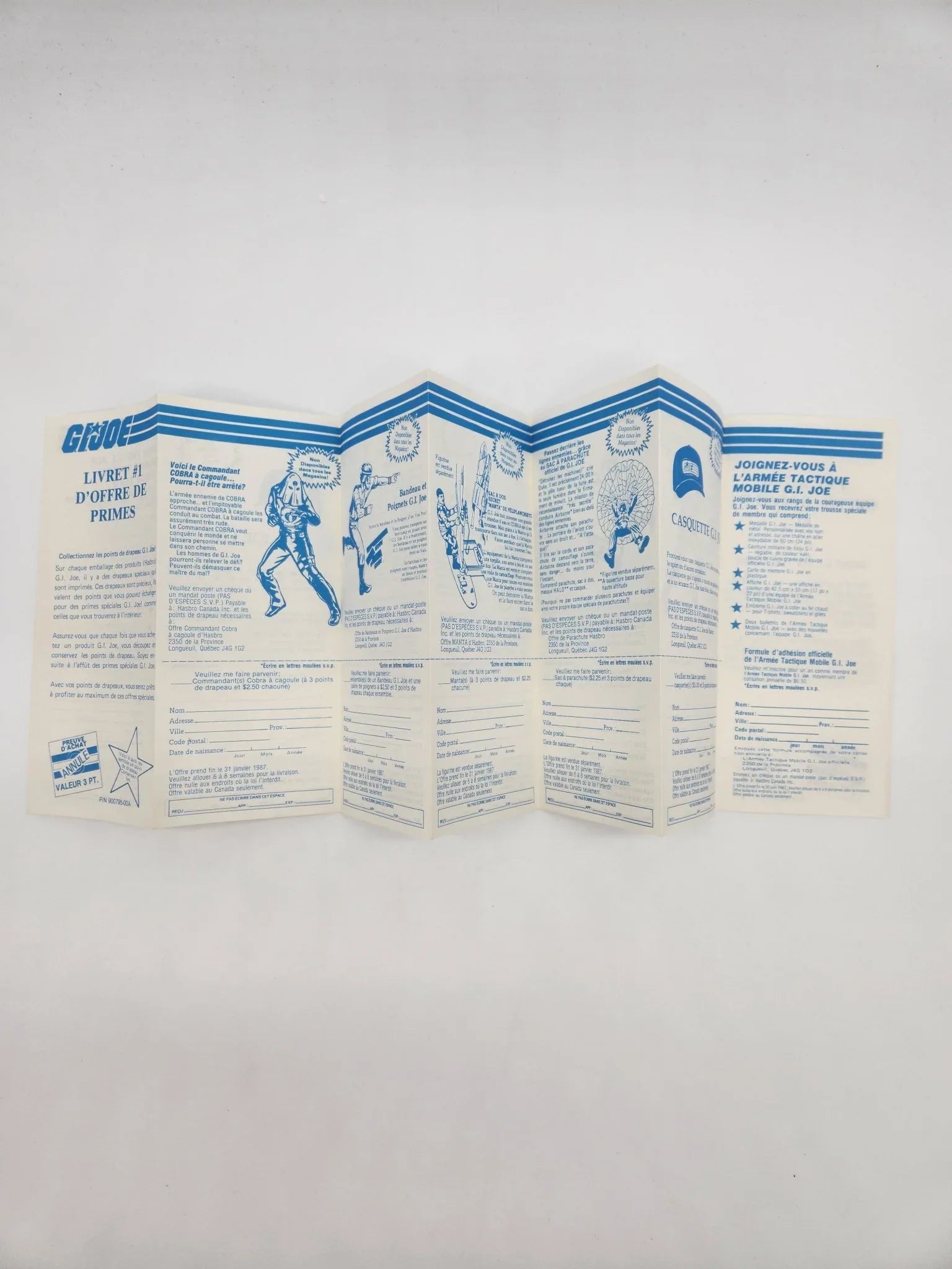 G.I. Joe Premium Offer Booklet #1 - Kang's Collectibles