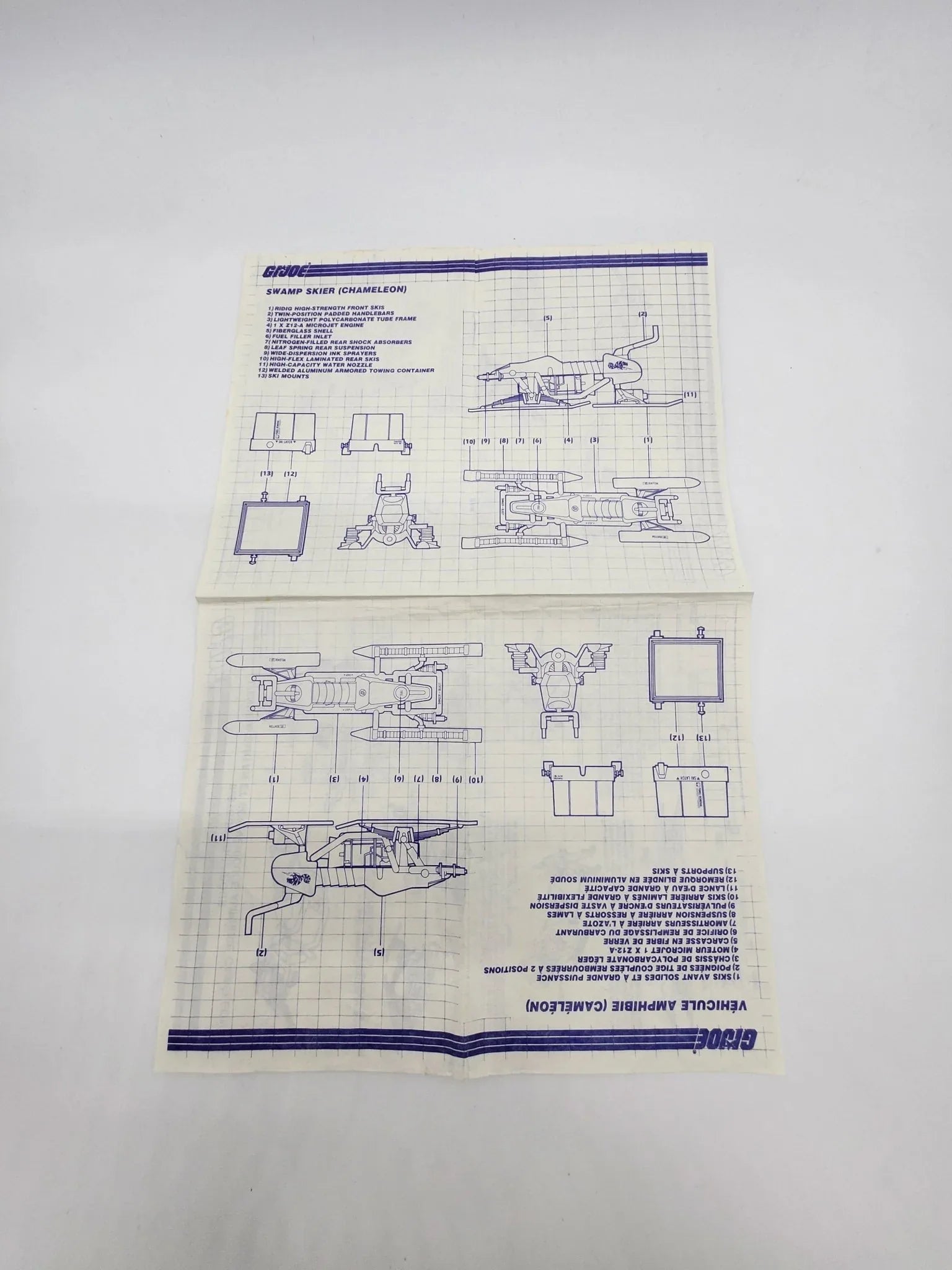Zartan Swamp Skier Blueprints - Kang's Collectibles
