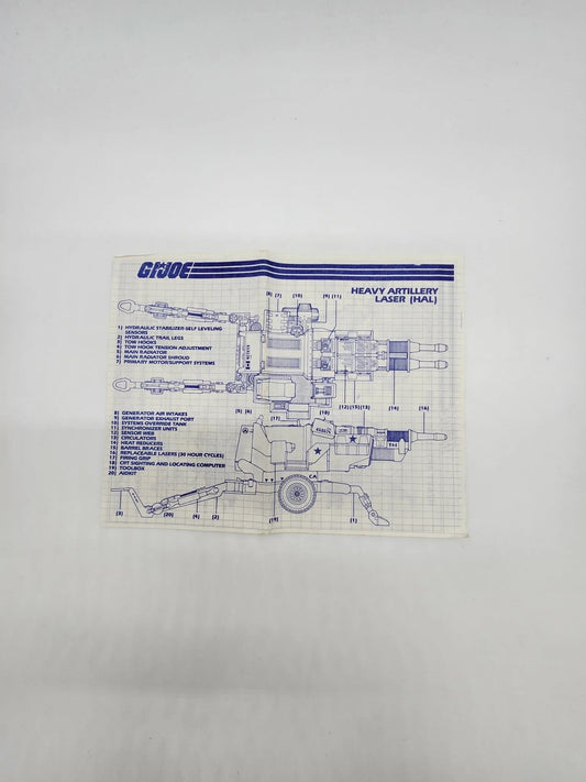 Heavy Artillery Laser (HAL) BLueprints - Kang's Collectibles