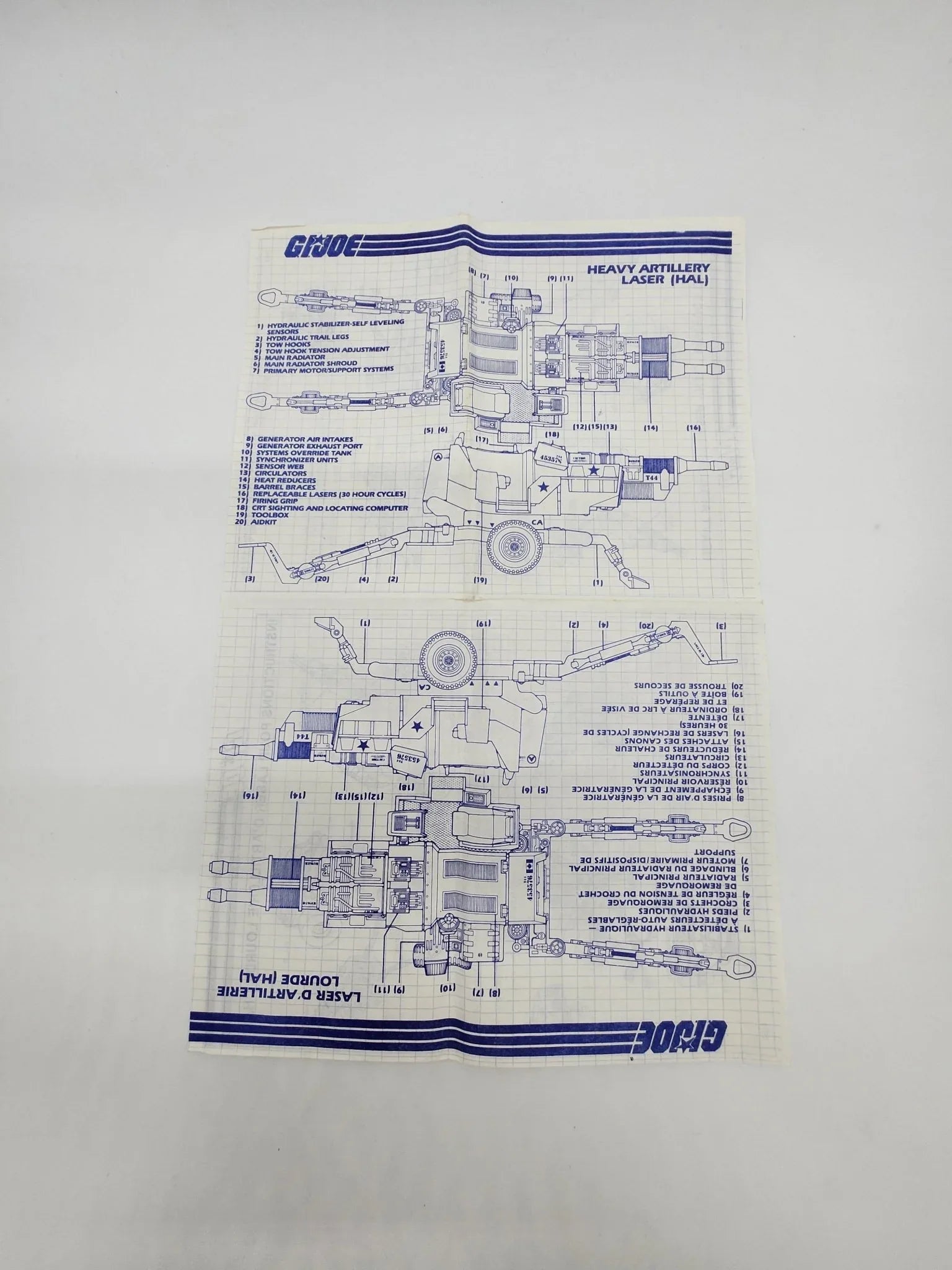 Heavy Artillery Laser (HAL) BLueprints - Kang's Collectibles