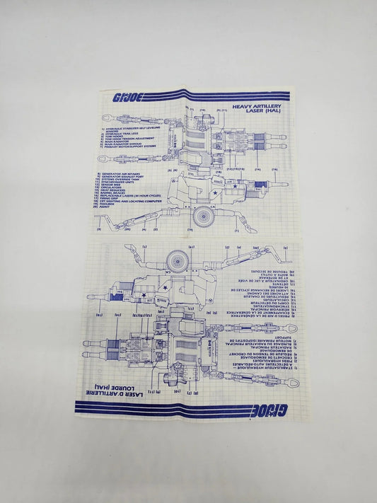Heavy Artillery Laser (HAL) BLueprints - Kang's Collectibles