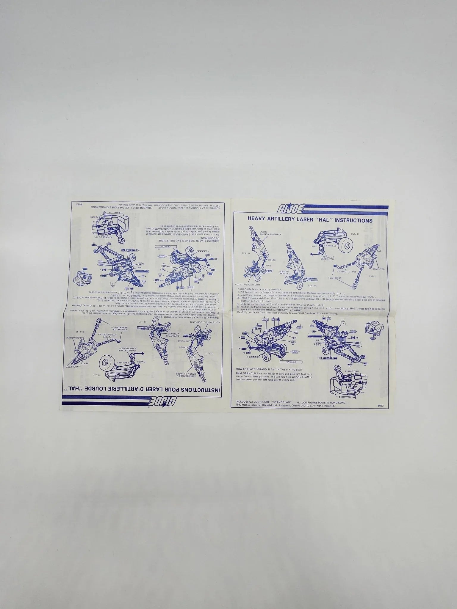 Heavy Artillery Laser (HAL) BLueprints - Kang's Collectibles