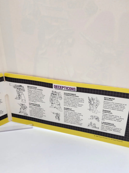 1984 Mead Transformer Portfolio - Megatron/Prowl - Kang's Collectibles