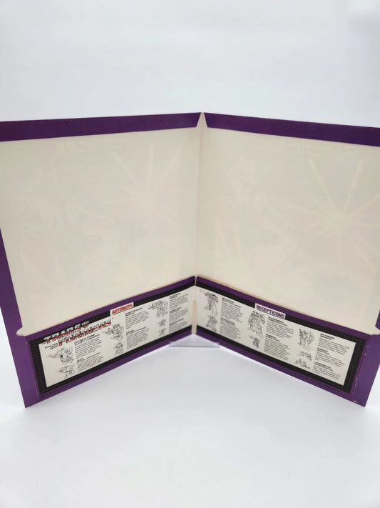 1984 Mead Transformers Portfolio - Jazz/Starscream - Kang's Collectibles